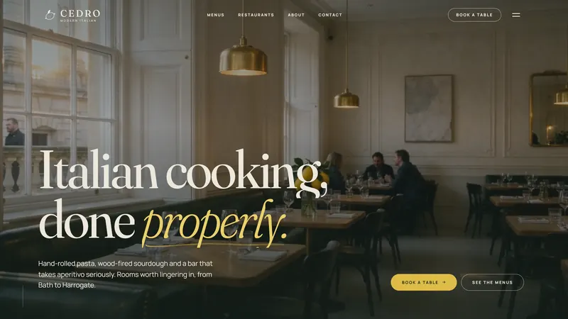 Cedro homepage